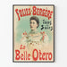 Vintage plakat Folies Bergère La Belle Otero