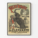 Plakat Folies Bergère Elefanterne Sir Edmunds