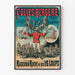 Vintage plakat Folies-Bergère Rudesindo Roche og hans 15 Ulve