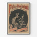 Vintage plakat Folies-Rambuteau Kærlighed & Klarinet vægdekoration