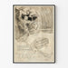 Vintage plakat Foolish Wives - Monokrom illustration i retrostil