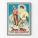 Vintage plakat for store væddemål med Tom Mix