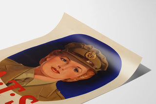 Veteran militær rekrutteringsplakat A.T.S
