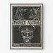 Protestplakat Franco Asesino - engageret vægdekoration