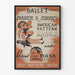 Vintage plakat Ballet Frankie & Johnny vægdekoration