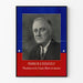 Vintage plakat af Franklin D. Roosevelt, USA-præsident, vægdekoration