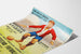 Vintage fodboldplakat Norge 1928 Fredriksstad Fodboldklub mod Lyn