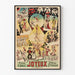 Vintage plakat Brødre og Søstre Glade - Kunstnerisk vægdekoration