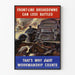 Vintage militærplakat 'Front-Line Breakdowns Can Lose Battles' - Retro vægdekoration