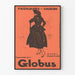 Vintage plakat for forårssæsonen Globus Basel
