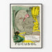Vintage reklameplakat for Fucusol vægdekoration