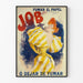 Vintage plakat Fumar el papel Job - Retro vægdekoration