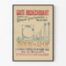 Vintage plakat Gaité Rochechouart skrånende The Loop
