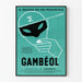 Vintage plakat Gambéol - Original vægdekoration Artem Legrand
