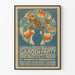 Vintage dekoration plakat Garden Party blomsterdekoration