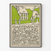 Vintage plakat for udstilling Gartenstadt Bromberg 1913-1914