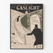 Vintage plakat Gaslight Tokyo Amatørteaterklub