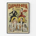 Vintage plakat Gaspard Neva Duettister - Transformationer forestilling