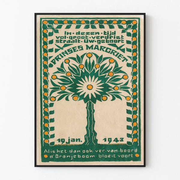 gedenkprent-bij-de-geboorte-van-prinses-margriet-19-januari-1943