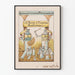 Vintage reklameplakat for priskurant V.D. Burg & Thomas Rotterdam