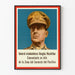 Vintage plakat General Douglas MacArthur, chef for Stillehavet