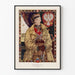 Dekorativ portrætplakat af general Władysław Sikorski
