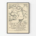 Vintage plakat udstilling Schweiz kvinder malere og billedhuggere 1923