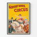 Vintage cirkusplakat Gentry Bros. med Miss Louise Hilton