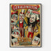 Vintage plakat Gérald Wilton De excentriske burleske brødre