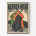 Vintage plakat Gerner-Bräu Musik og festlig stemning