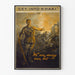 Vintage militærplakat Get Into Khaki