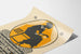 Vintage plakat udstilling håndlavet blonde Museum Basel