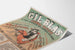 Vintage plakat Gil Blas Journal Parisien vægdekoration retro