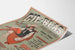 Vintage plakat Gil-Blas Journal Dagblad for litterære og politiske nyheder