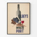 Vintage reklameplakat for Gilbey's Invalid Port