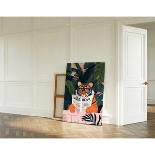 Plakat Tiger og Wild News - Jungle og Fantasi