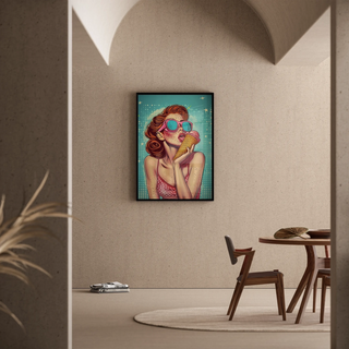Pop Art-plakat - Sommerblødhed