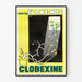 Vintage plakat til vægdekoration mod anæmi Globexine