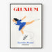 Vintage plakat Gluxium - Isdans og mineralisk balance