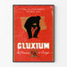 Vintage plakat Gluxium - Retro energigivende vægdekoration