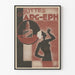 Vintage plakat Gouttes ARG-EPH til retro vægdekoration