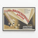 Vintage plakat Gouttes Bronchophiles André - Medicinsk vægdekoration — indrammet kunstværk på væggen