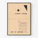 Vintage mindeplakat af Goya af Albert Lepage