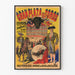 Vintage plakat af corrida Gran Plaza de Toros Avenue du Bois de Boulogne