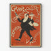 Vintage plakat af stor mousserende cider fra Domaine de Valencey