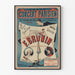 Vintage plakat af det store parisiske koncert F. Brunin - Retro vægdekoration