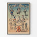 Vintage plakat af Grand Concert Porte Maillot klokken 8
