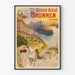 Vintage plakat af Grand Hôtel Brunnen Schweiz, Lucerne-søen