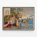 Vintage plakat af Grand Hôtel Palma de Mallorca 1902 — indrammet kunstværk på væggen