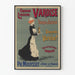 Vintage plakat af stor Varoise-likør til vægdekoration